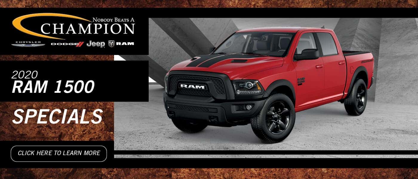 2020 Ram 1500 Review: Specs, Model Comparison, Deals | Champion CJD