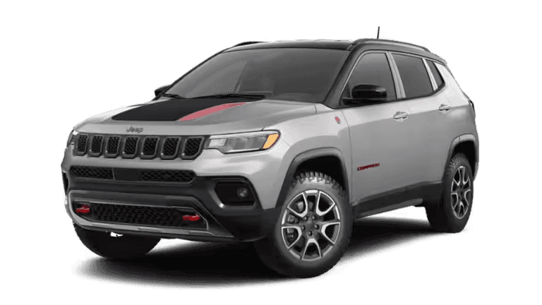 2024 Jeep Compass Trailhawk Exterior - Silver Zynith And Black