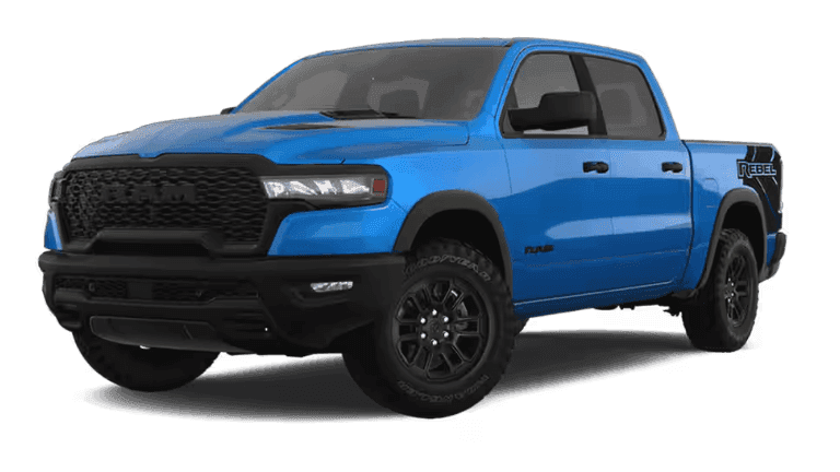 2025 Ram 1500 Rebel Exterior - Hydro Blue
