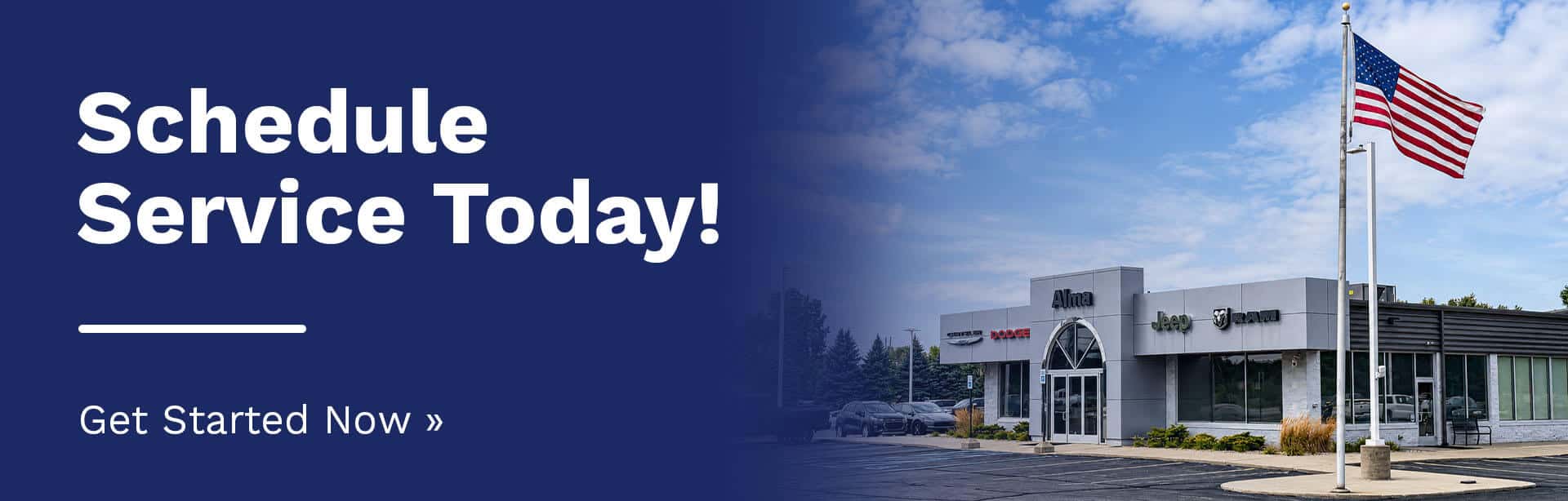 Need service? Schedule service at Alma CJDR today!