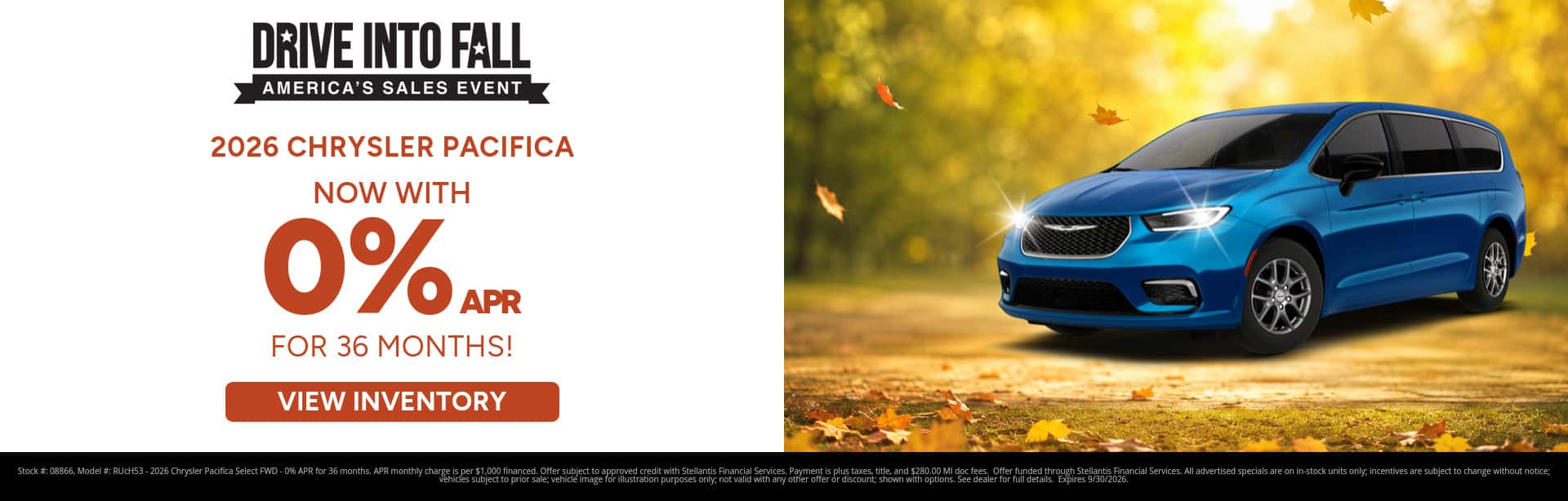 Finance a new Chrysler Pacifica at Alma CJDR near Saginaw, MI