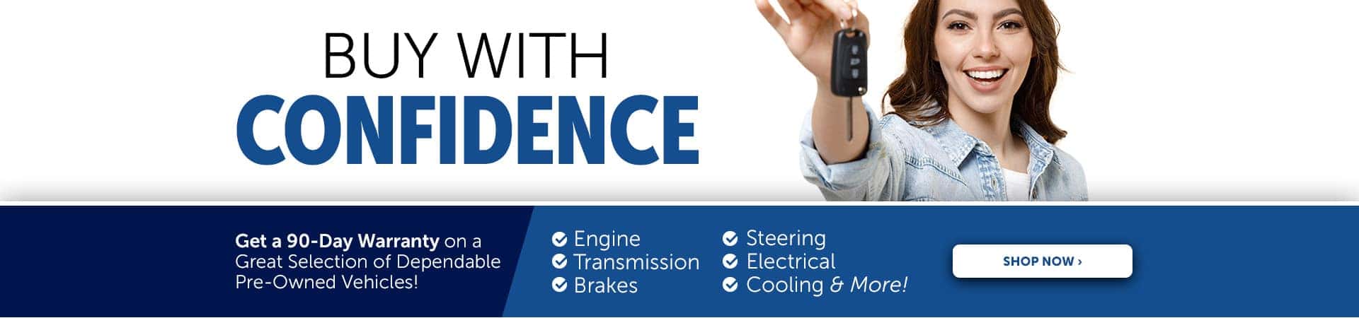 90 day warranty preowned