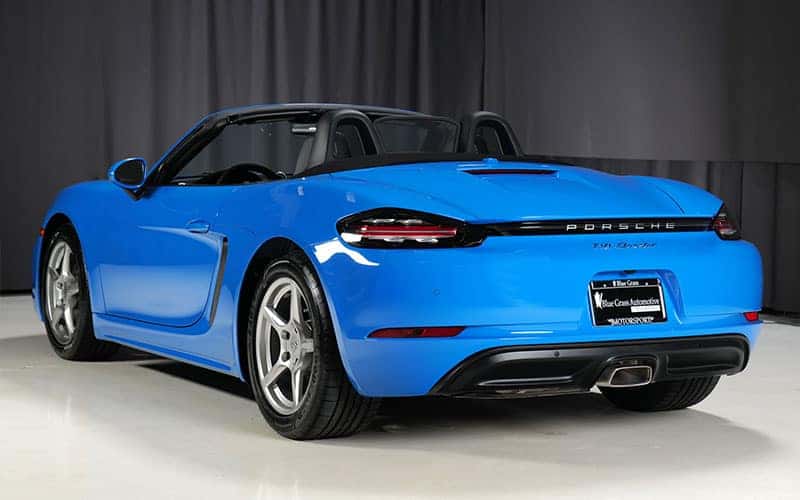 2022 718 Boxster Rear