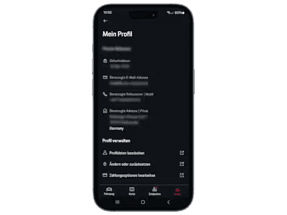 My Porsche App Porsche ID Profile
