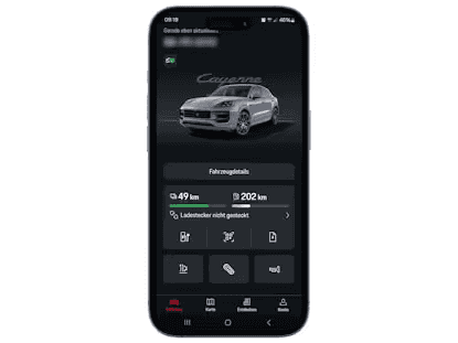My Porsche App Smart Service