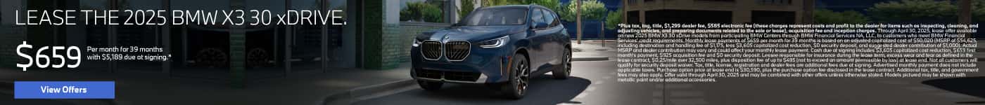 2025 X3 30 xDrive 