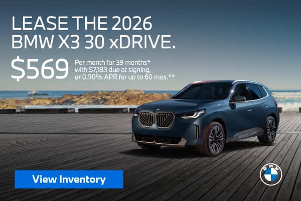 LEASE THE 2026 BMW X3 30 xDRIVE.