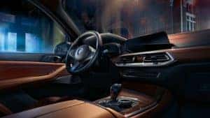 interior shot of 2021 BMW X5