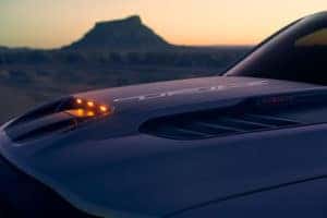 Hood Scoop on a 2021 RAM TRX