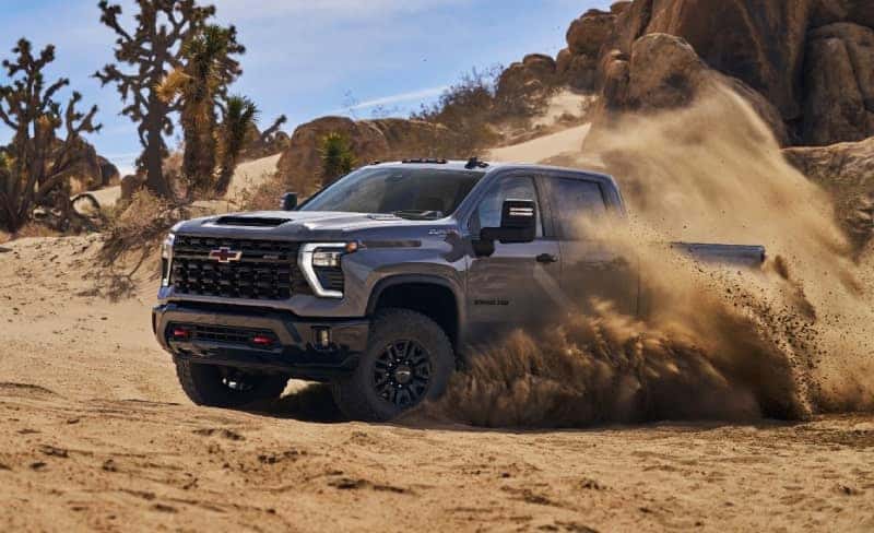 Test drive the exclusive off-road 2024 Chevrolet Silverado HD ZR2 trim near Moline IL