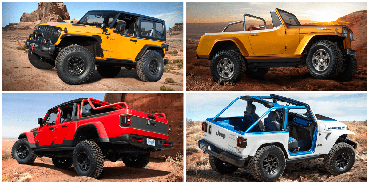 Jeep Unveils New Concept Vehicles at 2021 Easter Jeep Safari