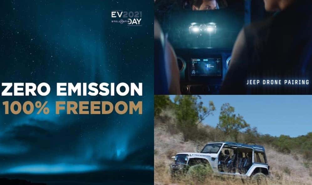 Jeep EV and Drone