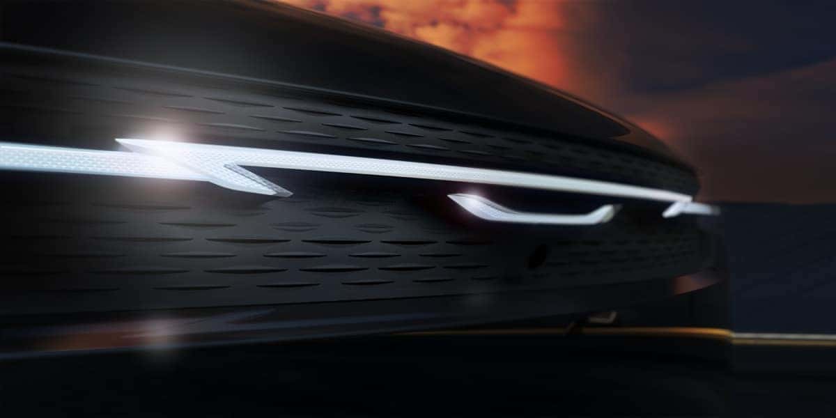 Cape-Coral-CDJR-2025-Airflow-Concept Striking LED Lights on Black EV