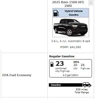 The Hurricane Engine Soars in 2025: Fuel-Efficient Ram 1500 Lineup ...