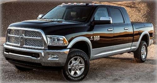 Bright Silver Metallic and Brilliant Black Pearl Ram 2500/3500 Heavy Duty 2017