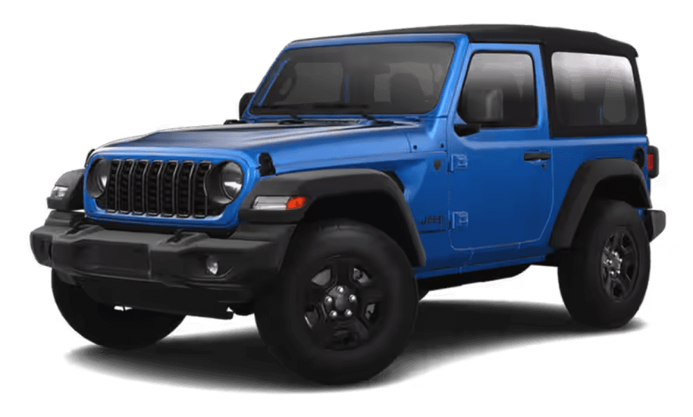 Hydro Blue Pearl-Coat Jeep Wrangler Sport 2025