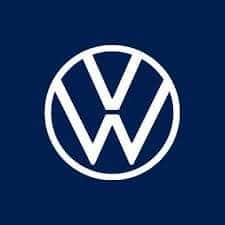 Volkswagen logo blue and white