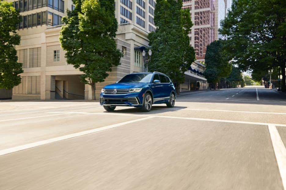 2024 Volkswagen Tiguan blue SUV