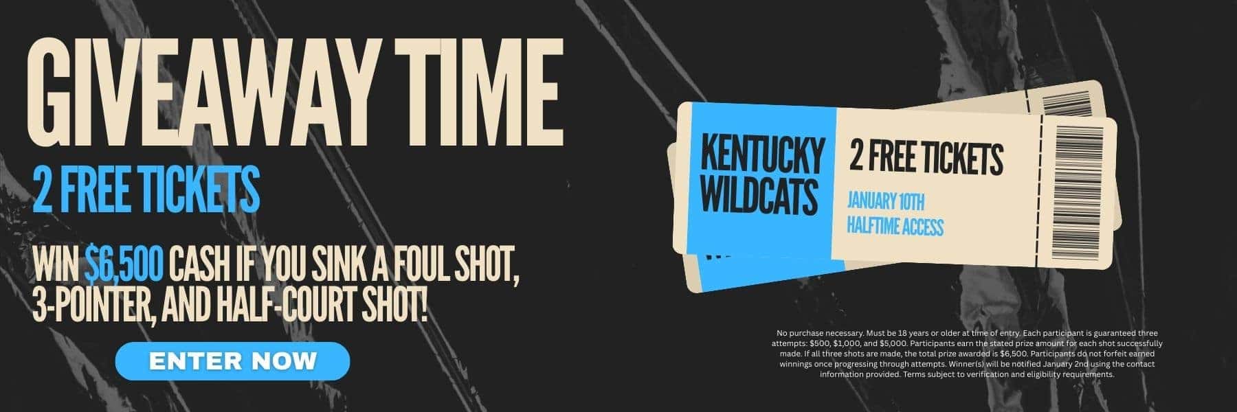 Win UK Basketball Tickets and Cash Prize