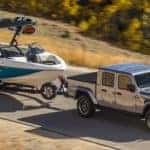 Jeep Gladiator Towing a Boat