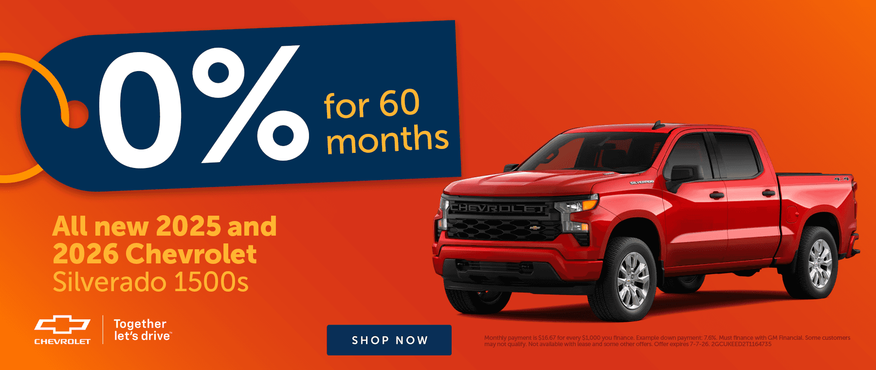 June Silverado Offer