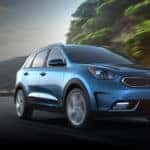 2018 Kia Niro in blue with accessories