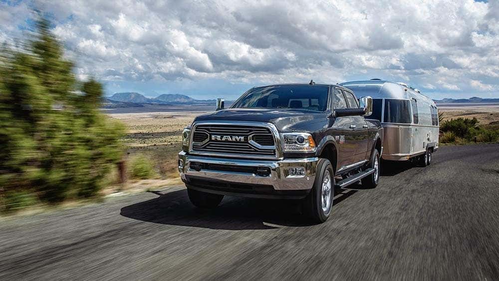 2018 Ram 2500 Limited HEMI towing an airstream trailer