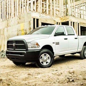 2018 Ram 2500 Tradesman on commercial construction site