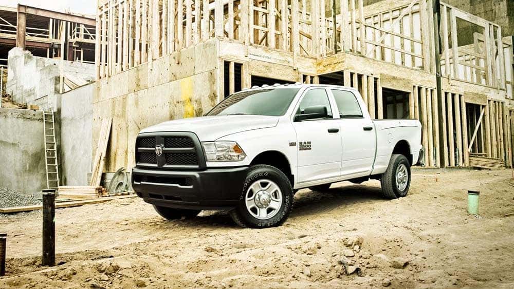 2018 Ram 2500 Tradesman on commercial construction site