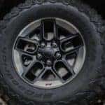 up close of Wrangler tire