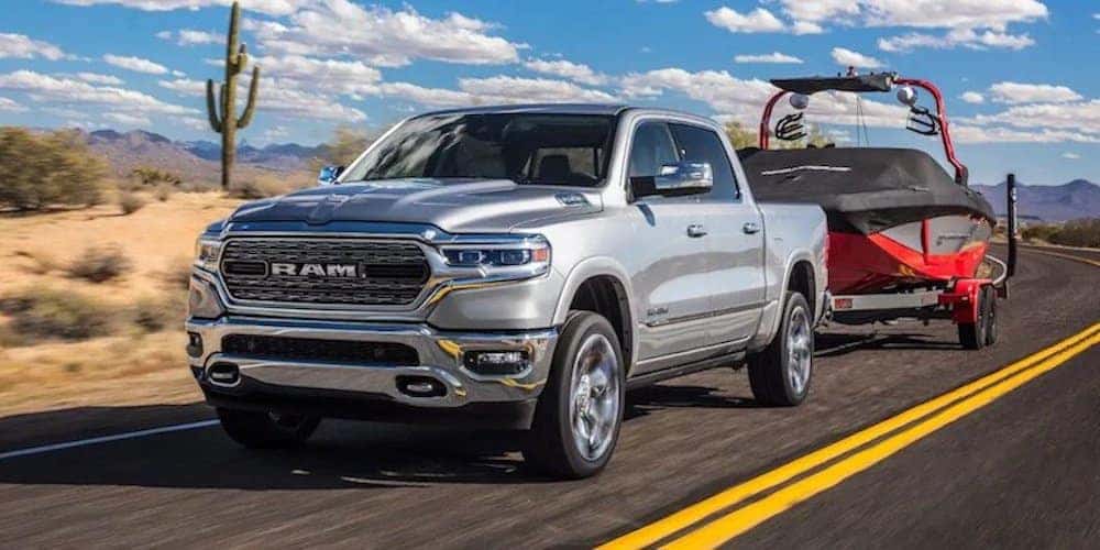 2019 RAM 1500 towing boat