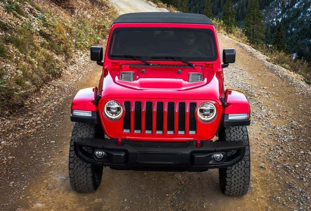Jeep Wrangler on Trail