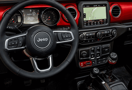 Jeep Wrangler Interior Technology