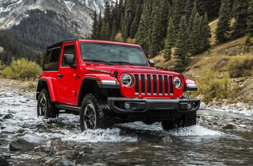 Jeep Wrangler Driving in Water