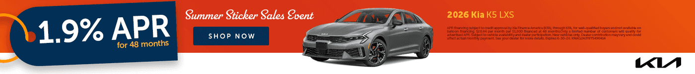 June Kia K5 Offer