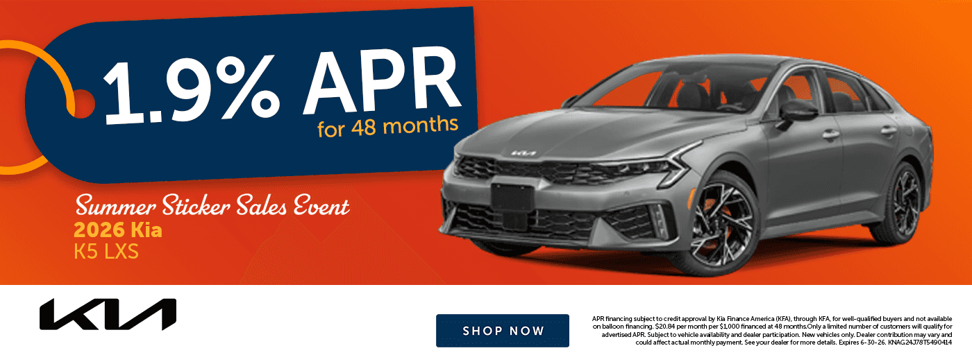 June Kia K5 Offer