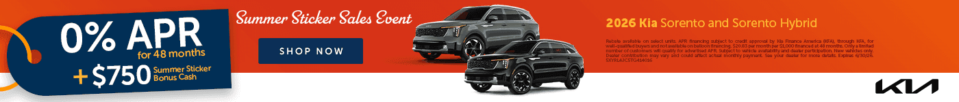 June Sorento and Sorento Hybrid Offer