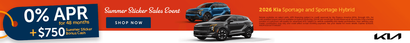 June Sportage and Sportage Hybrid Offer