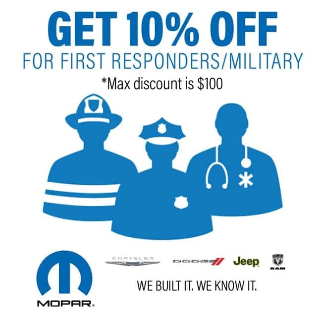 10% Off for First Responders / Military