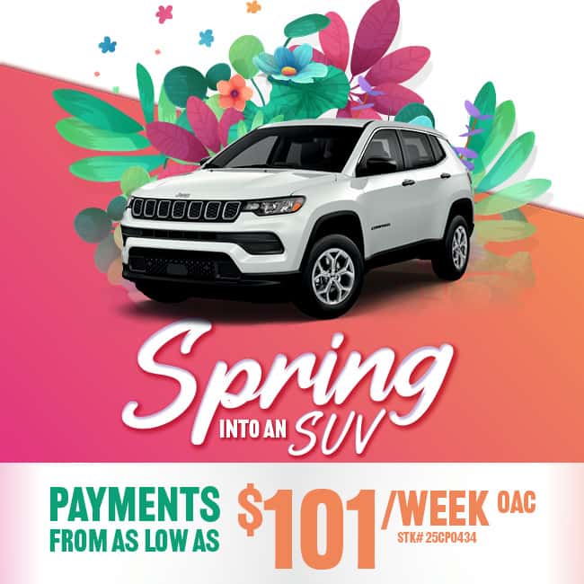 Spring Into An SUV