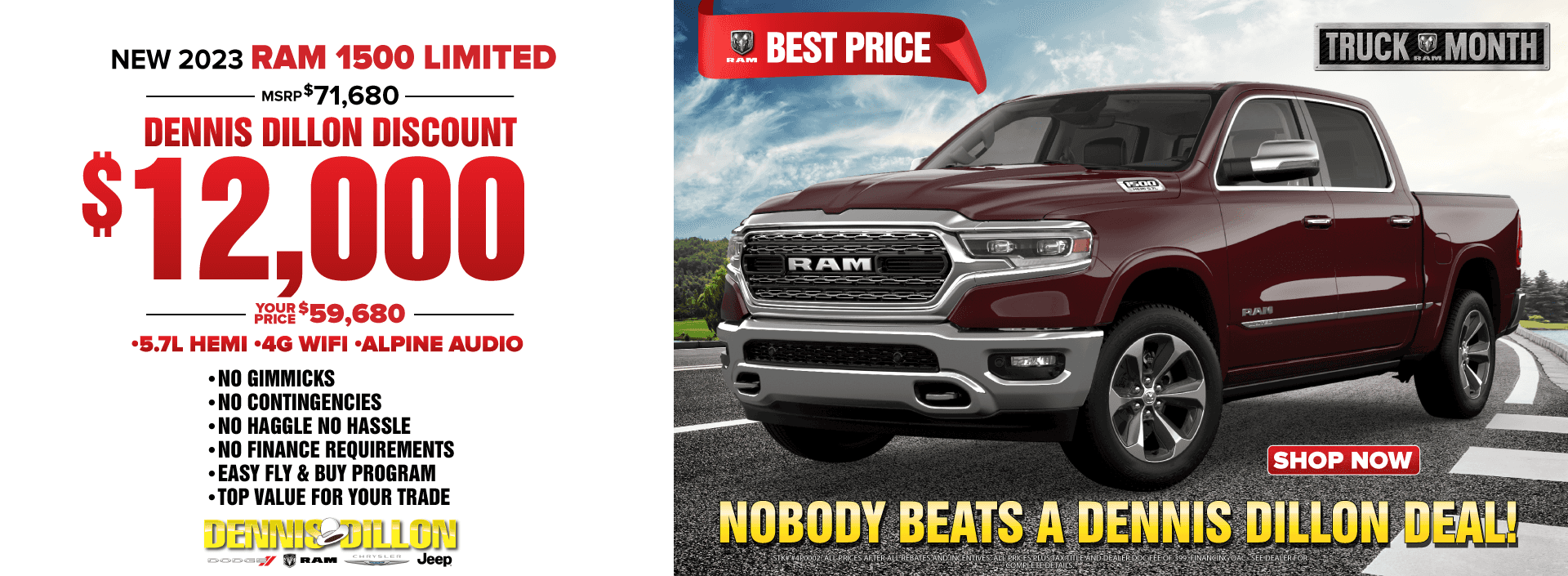 March 1500 ram Banner