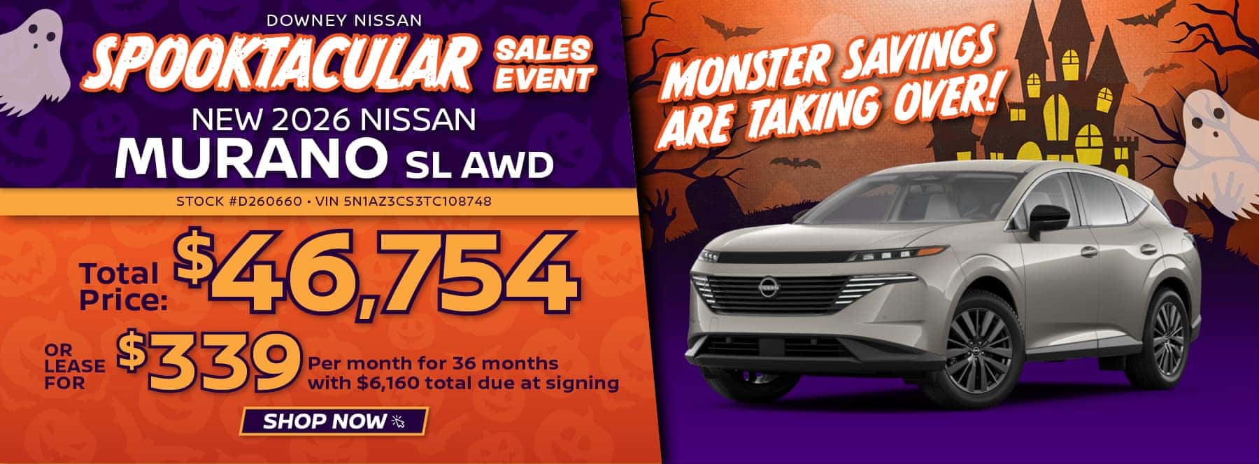 Murano, $259 per month