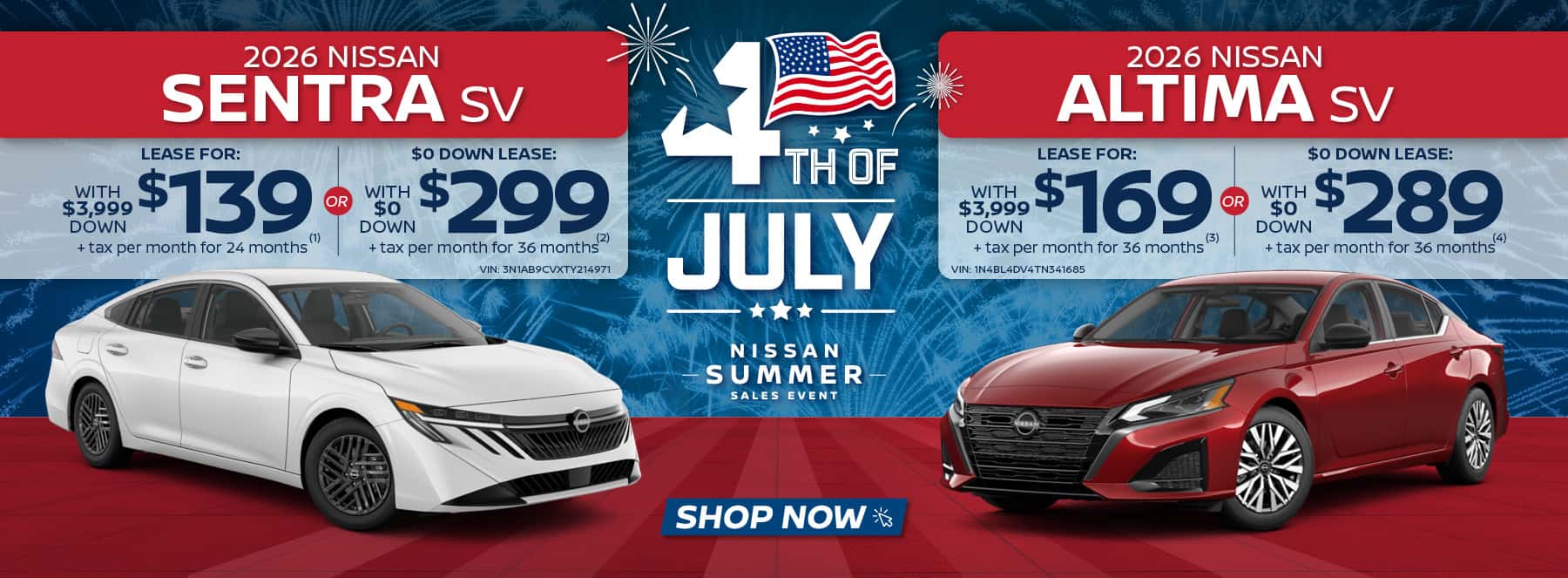 SENTRA & ALTIMA Special