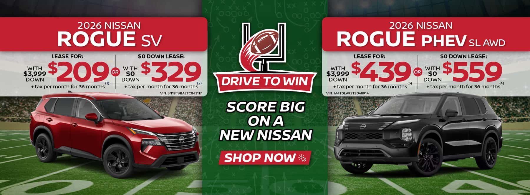 Rogue and Rogue PHEV offers