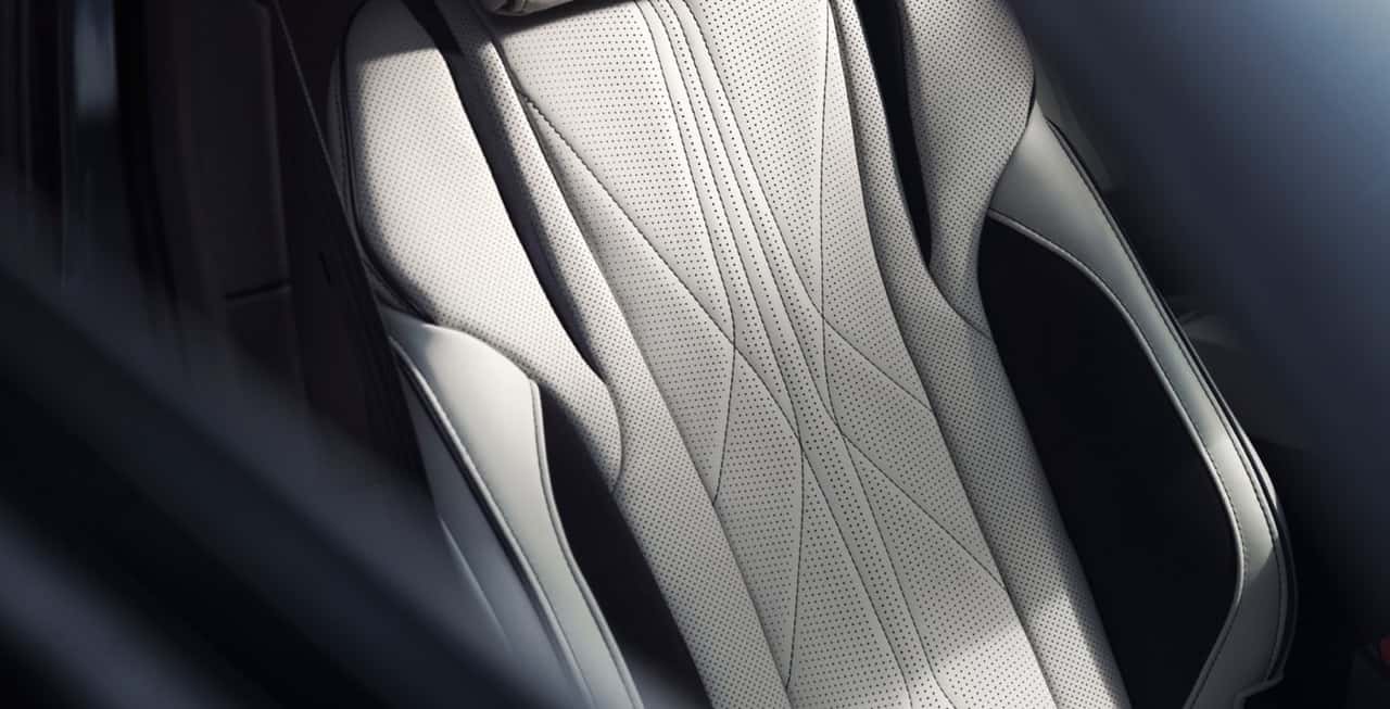 2026 Acura MDX interior closeup of the details on the front seats