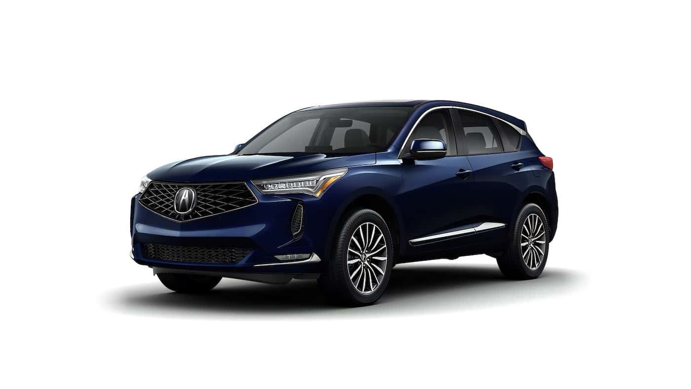 2026 Acura RDX Advance trim level side view against a white background