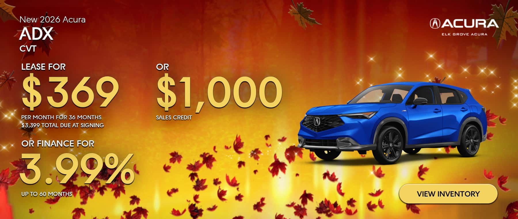 OCT2026_Slider_New_Acura_ADX_2026_Offer_MSRP—Lease—APR_1800x760_10-31-2026