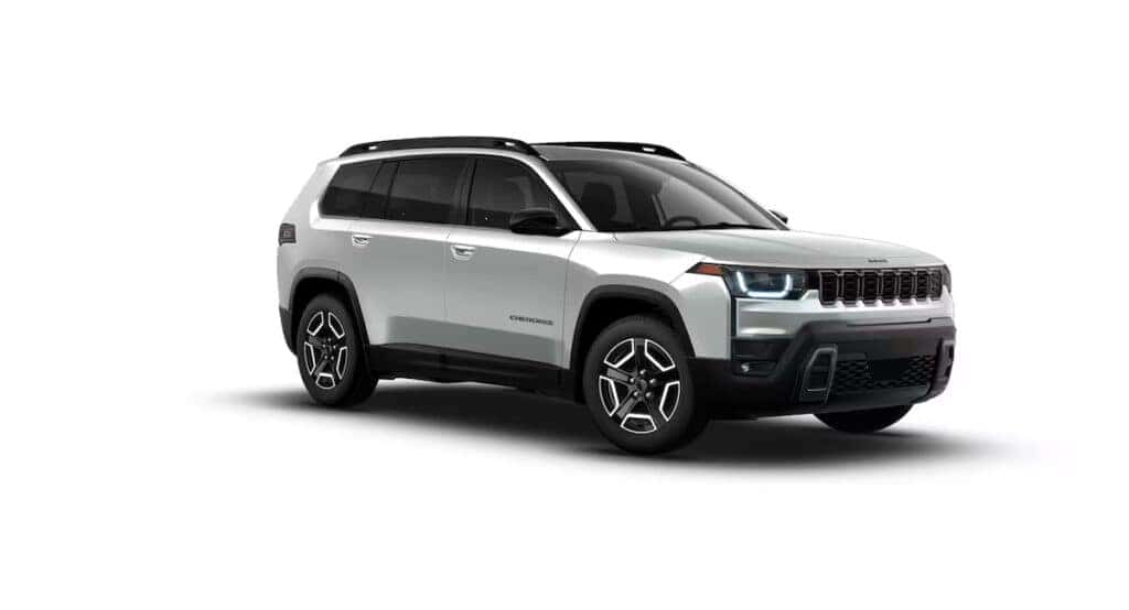 2026 Jeep Cherokee trim levels Laredo on a white background