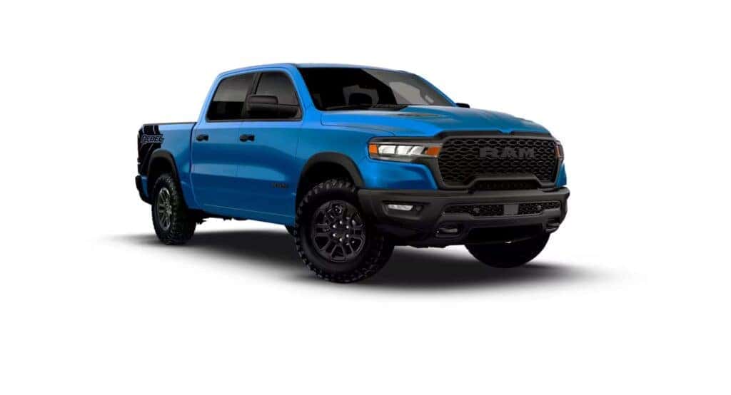 2026 RAM 1500 trim levels Rebel on white background