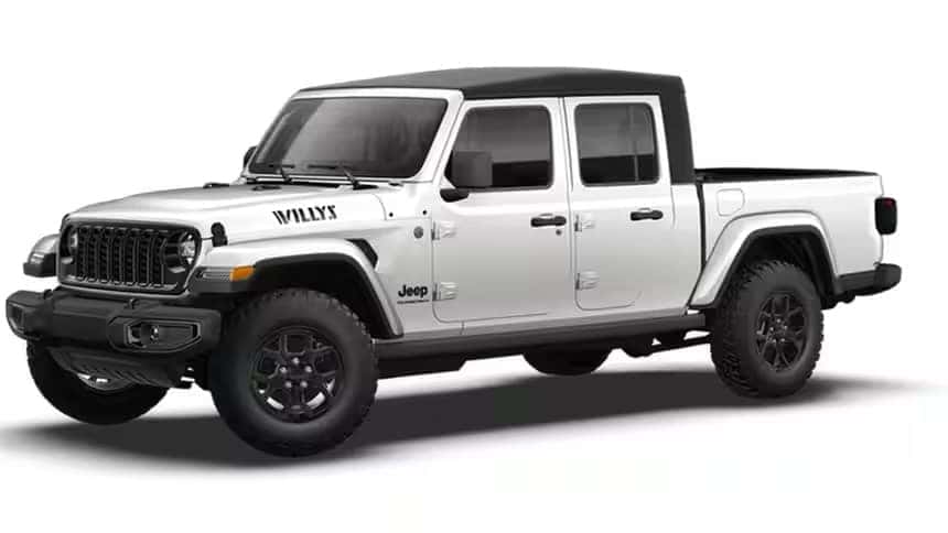 Willys 2026 Jeep Gladiator Trim Level Cutout